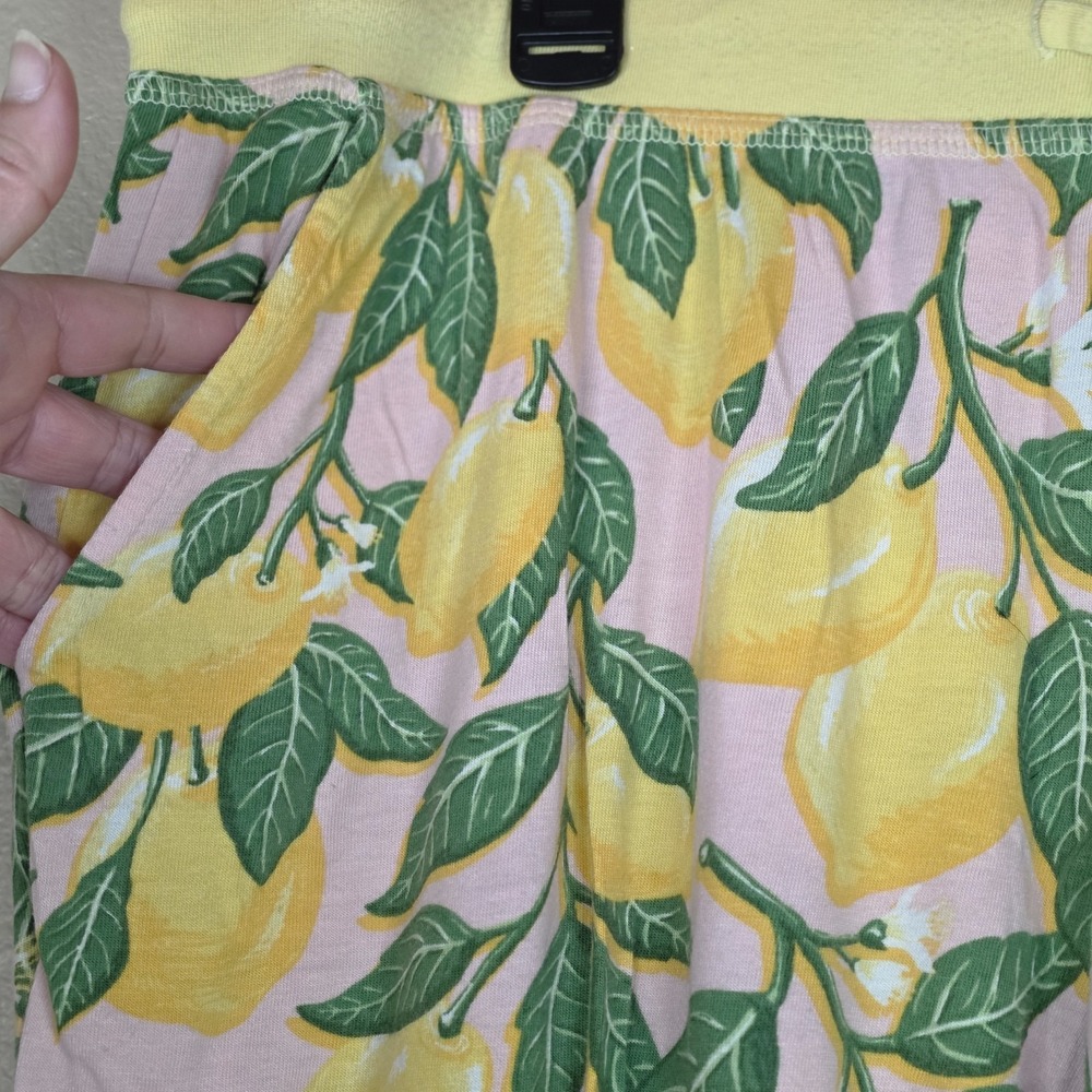 Munki Munki Women Pajama Bottoms ONLY Lemon Print Size XL - Picture 5 of 8
